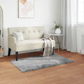 Teppich aus Kunstschaffell TAFALLA Grau 80 x 150 cm Polyester