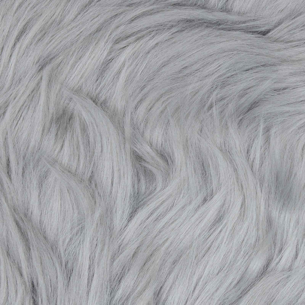 Teppich aus Kunstschaffell TAFALLA Grau 80 x 150 cm Polyester