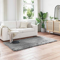 Teppich aus Kunstschaffell TAFALLA Grau 80 x 200 cm Polyester