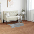 Teppich aus Kunstschaffell TAFALLA Grau 80 x 120 cm Polyester