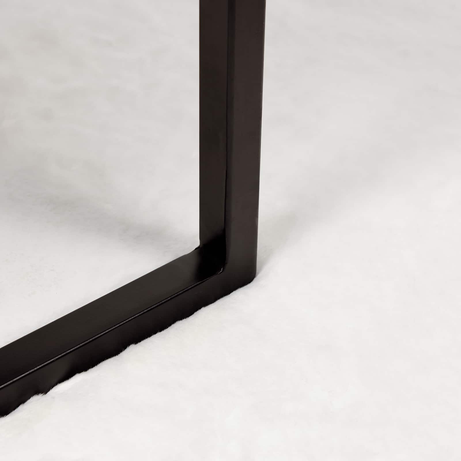 Rutschfester Teppich aus Kunstkaninchenfell OLITE Weiß Ø 120 cm