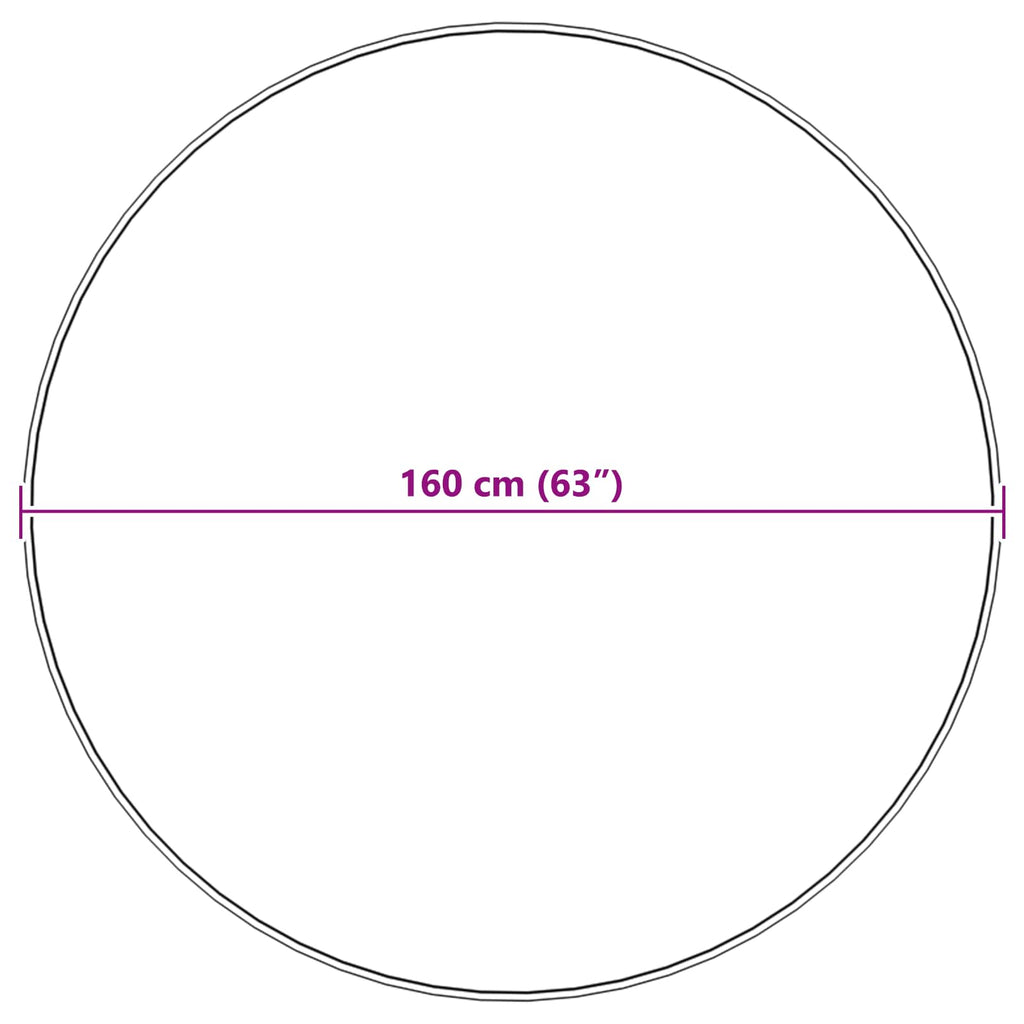 Rutschfester Teppich aus Kunstkaninchenfell OLITE Beige