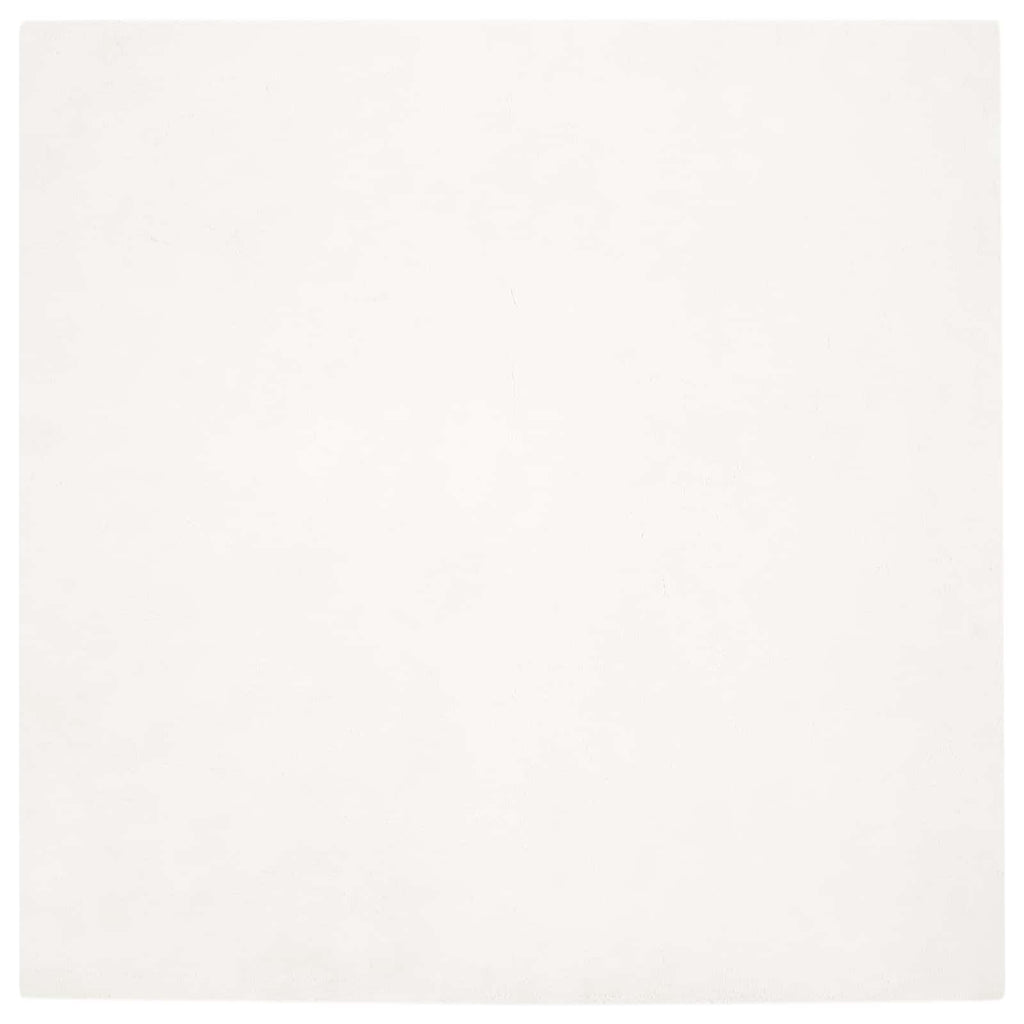 Rutschfester Teppich aus Kunstkaninchenfell OLITE Creme