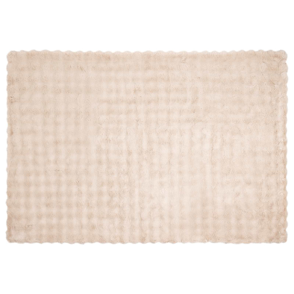 Rutschfeste Decke aus Kunstkaninchenfell Olite 4 pcs Beige