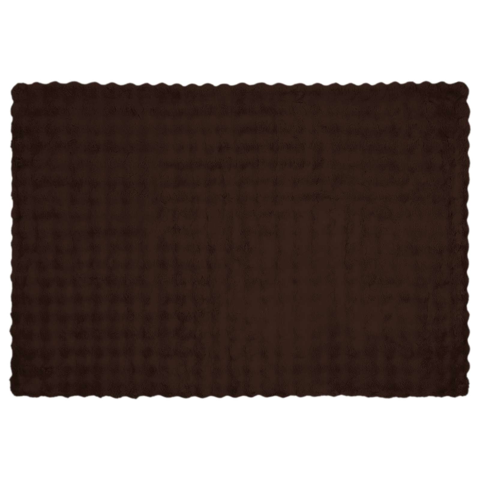 Rutschfeste Decke aus Kunstkaninchenfell Olite Kamel Polyester