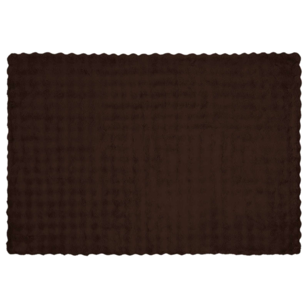 Rutschfeste Decke aus Kunstkaninchenfell Olite Kamel Polyester