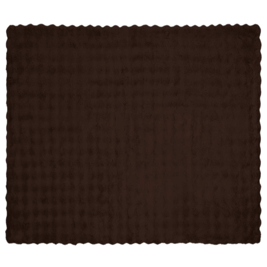 Rutschfeste Decke aus Kunstkaninchenfell Olite Kamel Polyester