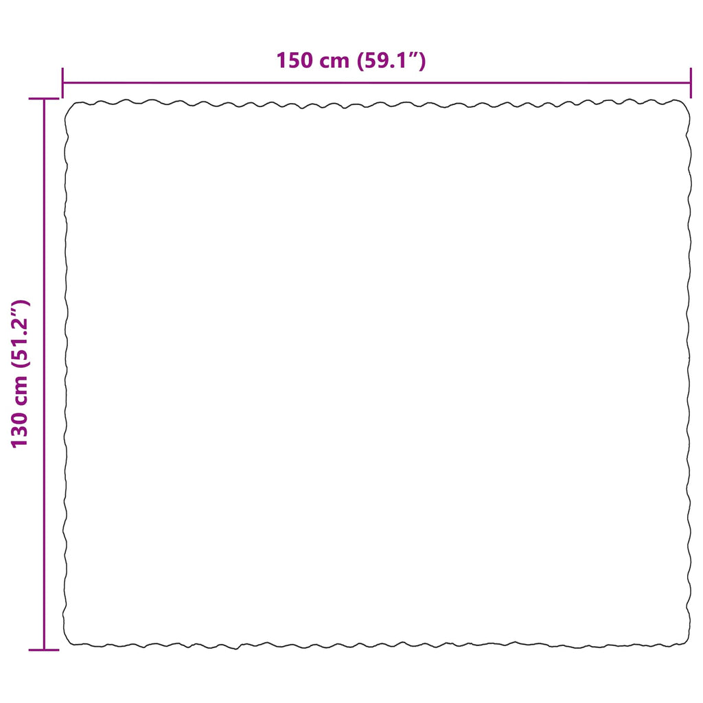 Rutschfeste Decke aus Kunstkaninchenfell Olite Grau Polyester