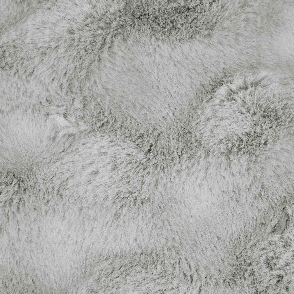 Rutschfeste Decke aus Kunstkaninchenfell Olite 4 pcs Grau