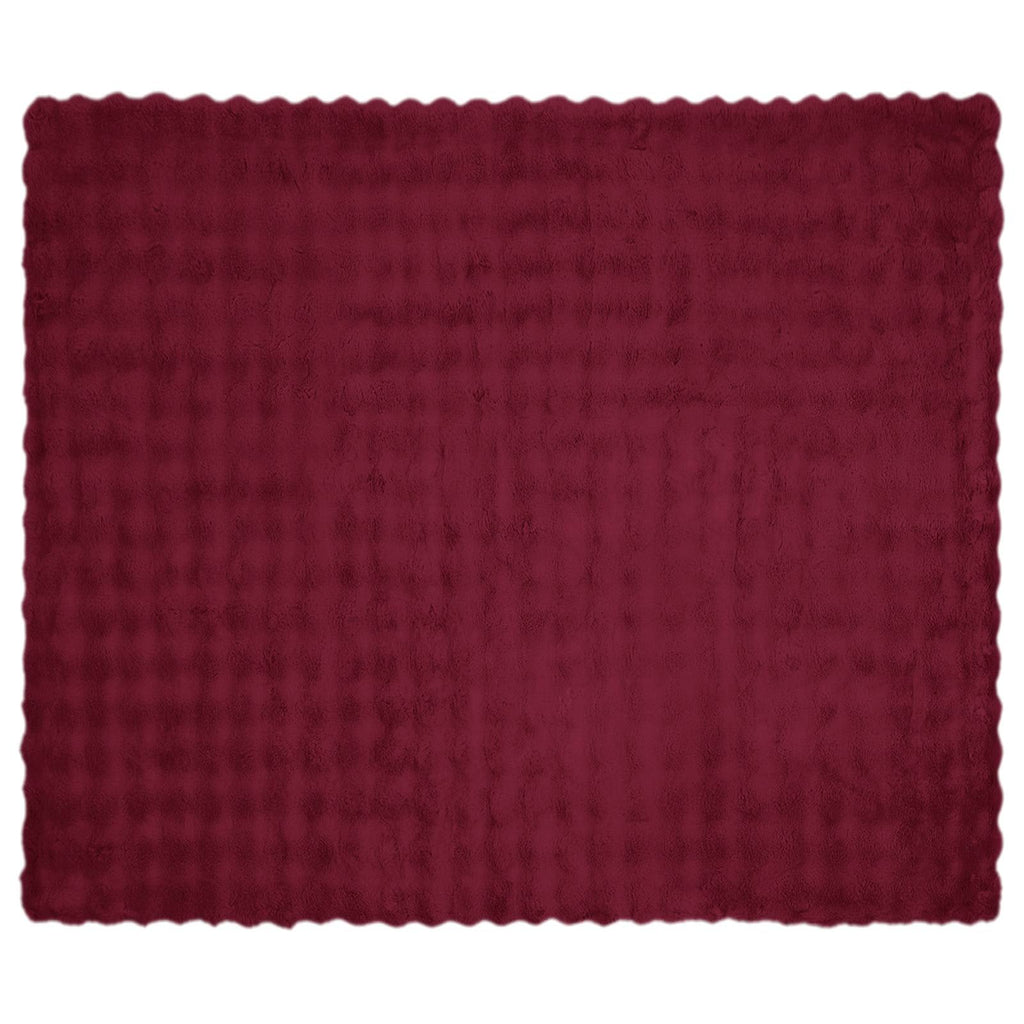 Rutschfeste Decke aus Kunstkaninchenfell Olite 4 pcs Polyester
