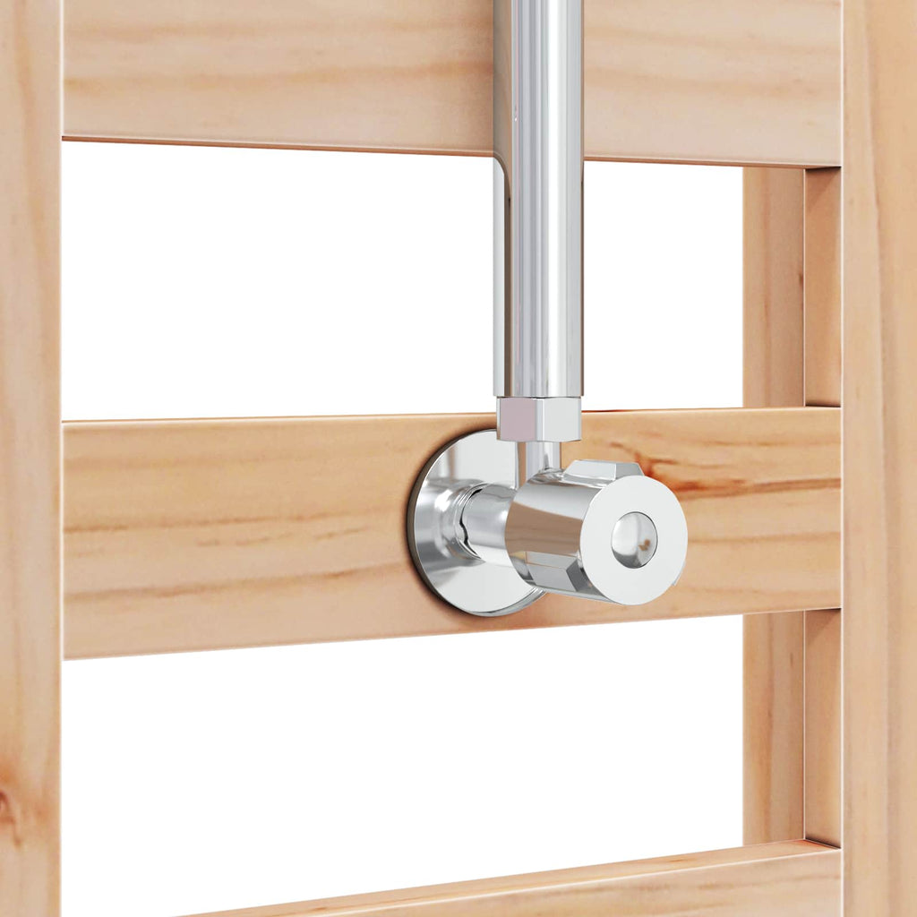 Outdoor-Dusche 223 cm Massivholz Kiefer und Edelstahl Natur