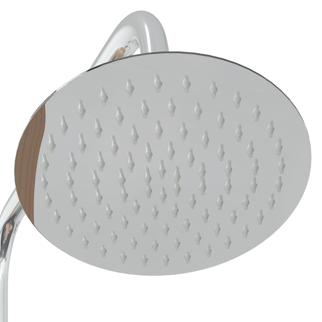 Outdoor-Dusche 223 cm Massivholz Kiefer und Edelstahl Natur