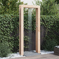 Outdoor-Dusche 226 cm Massivholz Kiefer und Edelstahl Natur