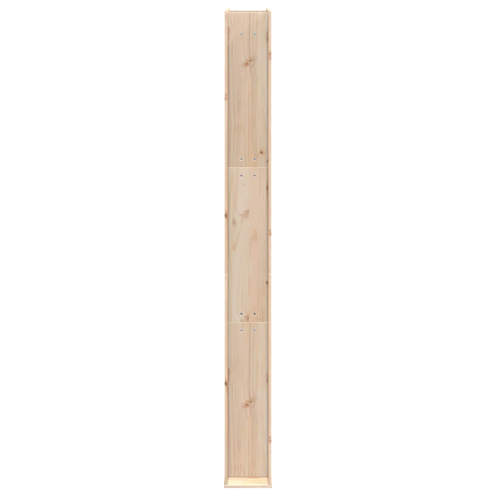 Outdoor-Dusche 226 cm Massivholz Kiefer und Edelstahl Natur