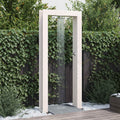 Outdoor-Dusche 226 cm Massivholz Kiefer und Edelstahl Weiß