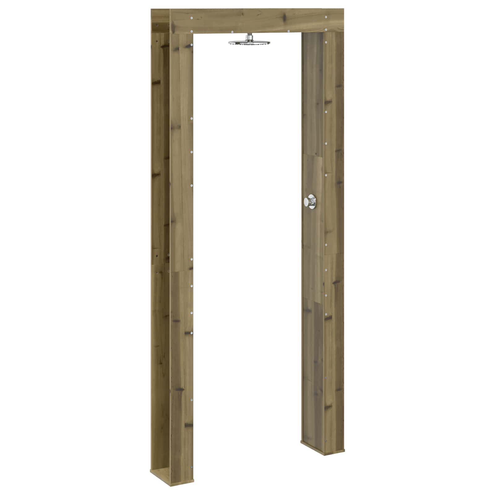 Outdoor-Dusche 226 cm Imprägniertes Kiefernholz und Edelstahl