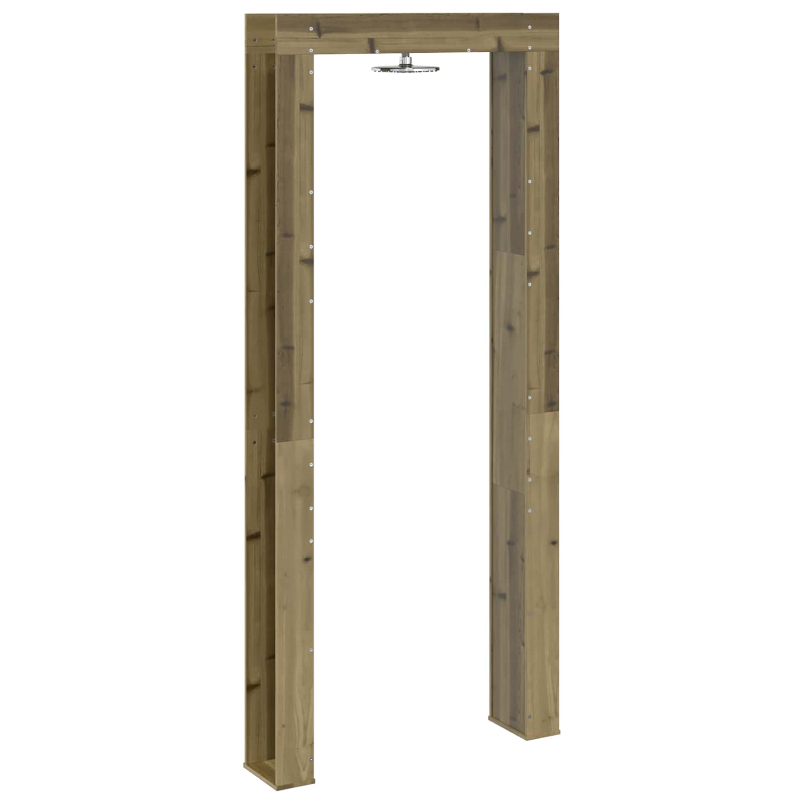 Outdoor-Dusche 226 cm Imprägniertes Kiefernholz und Edelstahl