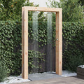 Outdoor-Dusche 226 cm Massivholz Kiefer und Edelstahl Natur