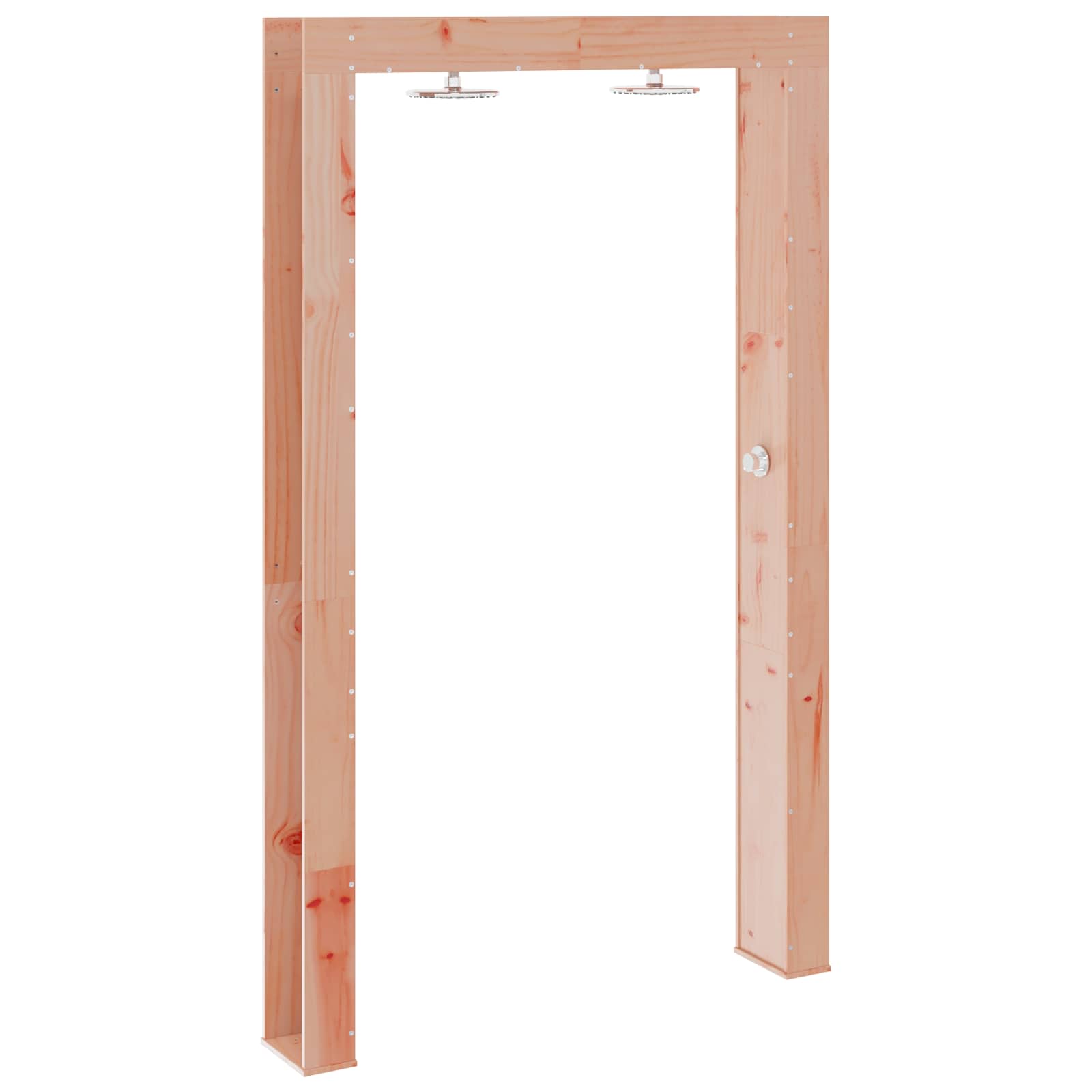 Outdoor-Dusche 226 cm Massives Douglasholz und Edelstahl Natur