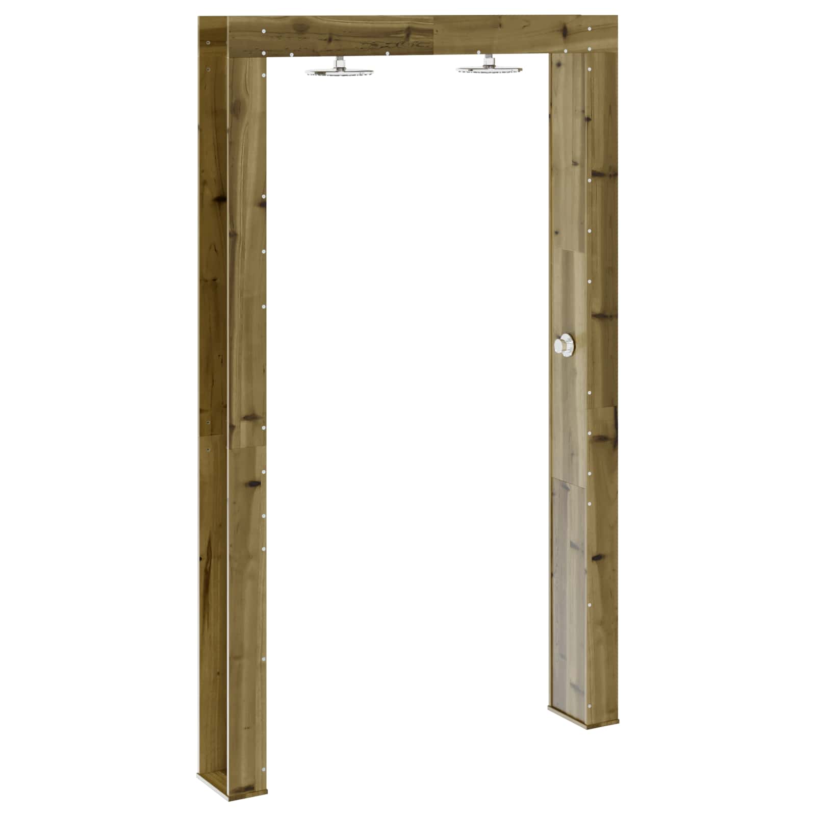 Outdoor-Dusche 226 cm Imprägniertes Kiefernholz und Edelstahl