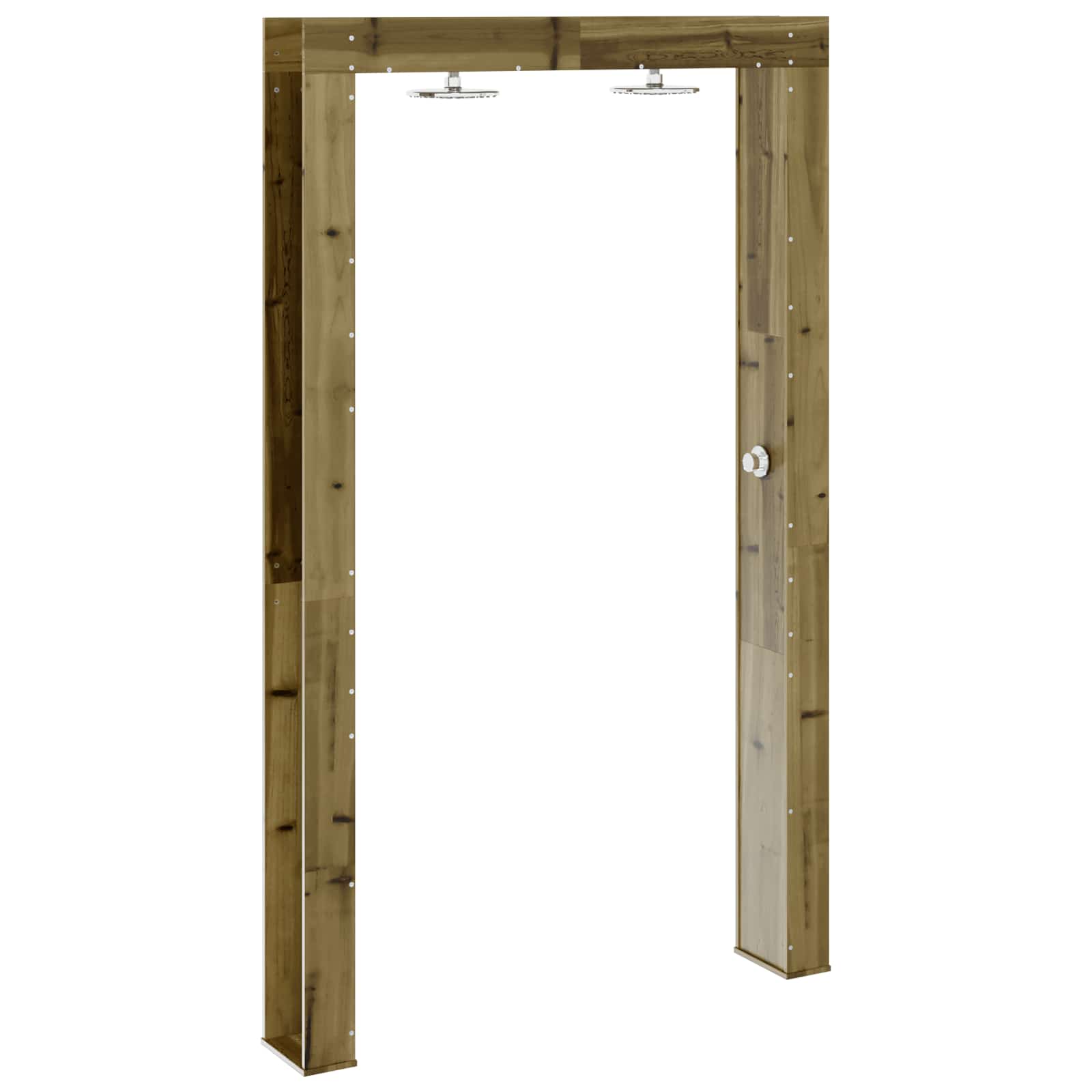 Outdoor-Dusche 226 cm Imprägniertes Kiefernholz und Edelstahl
