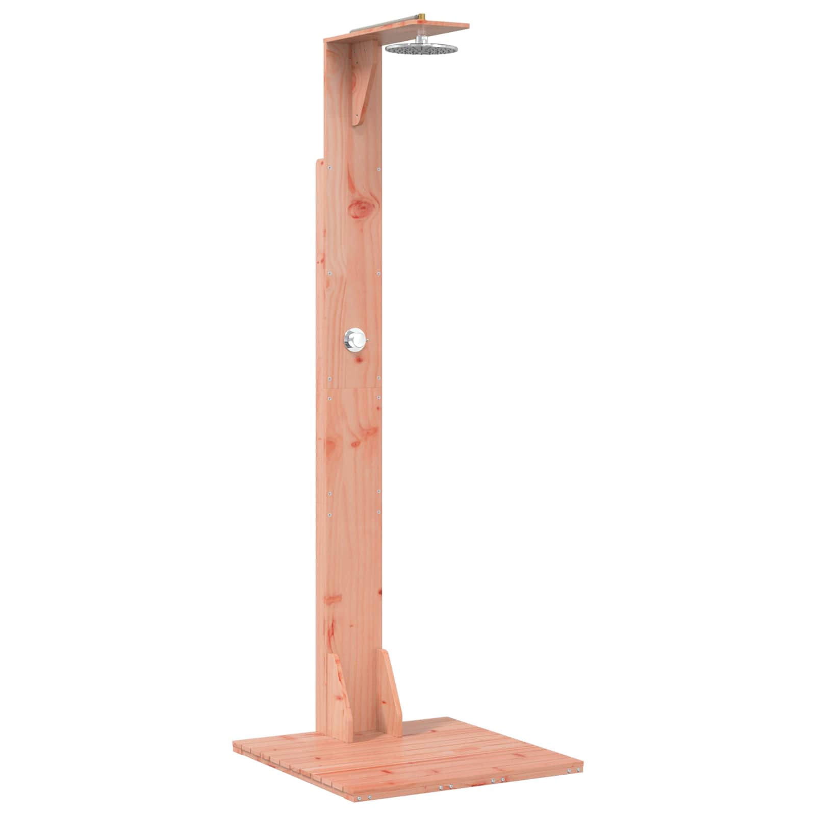 Outdoor-Dusche 214,5 cm Massives Douglasholz und Edelstahl