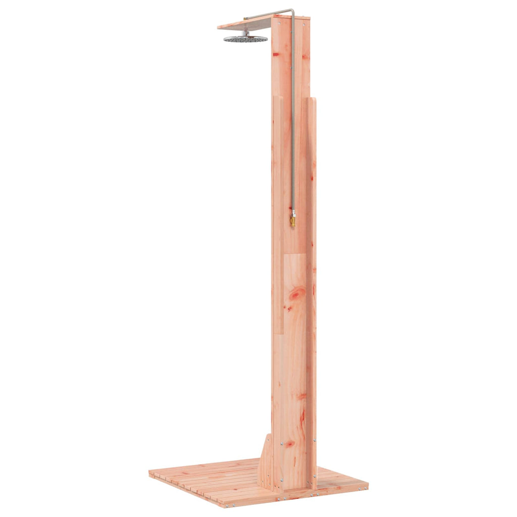 Outdoor-Dusche 214,5 cm Massives Douglasholz und Edelstahl
