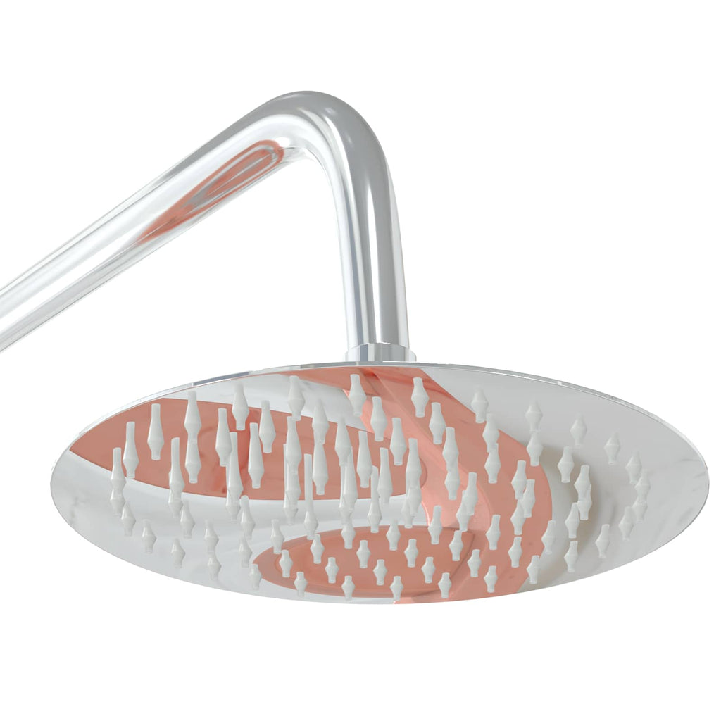 Outdoor-Dusche 225 cm Massives Douglasholz und Edelstahl Natur