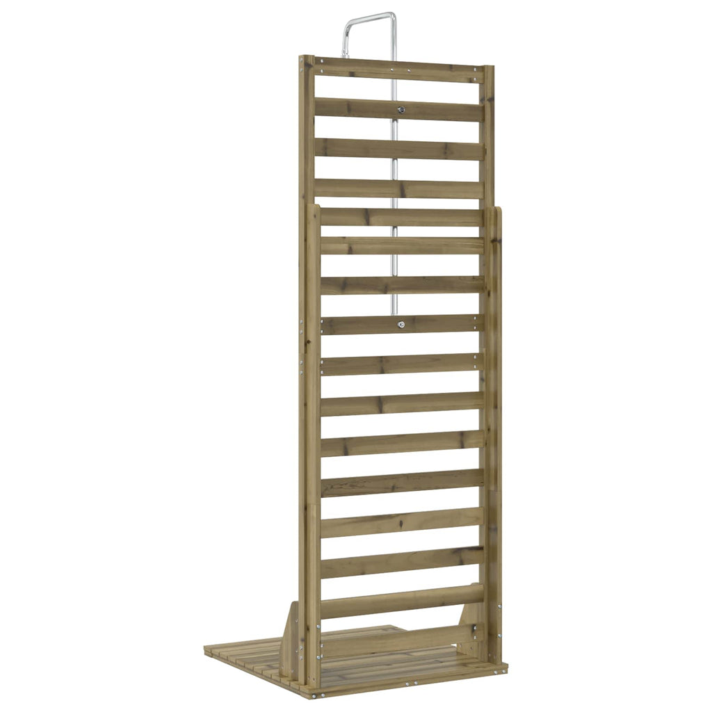 Outdoor-Dusche 225 cm Imprägniertes Kiefernholz und Edelstahl
