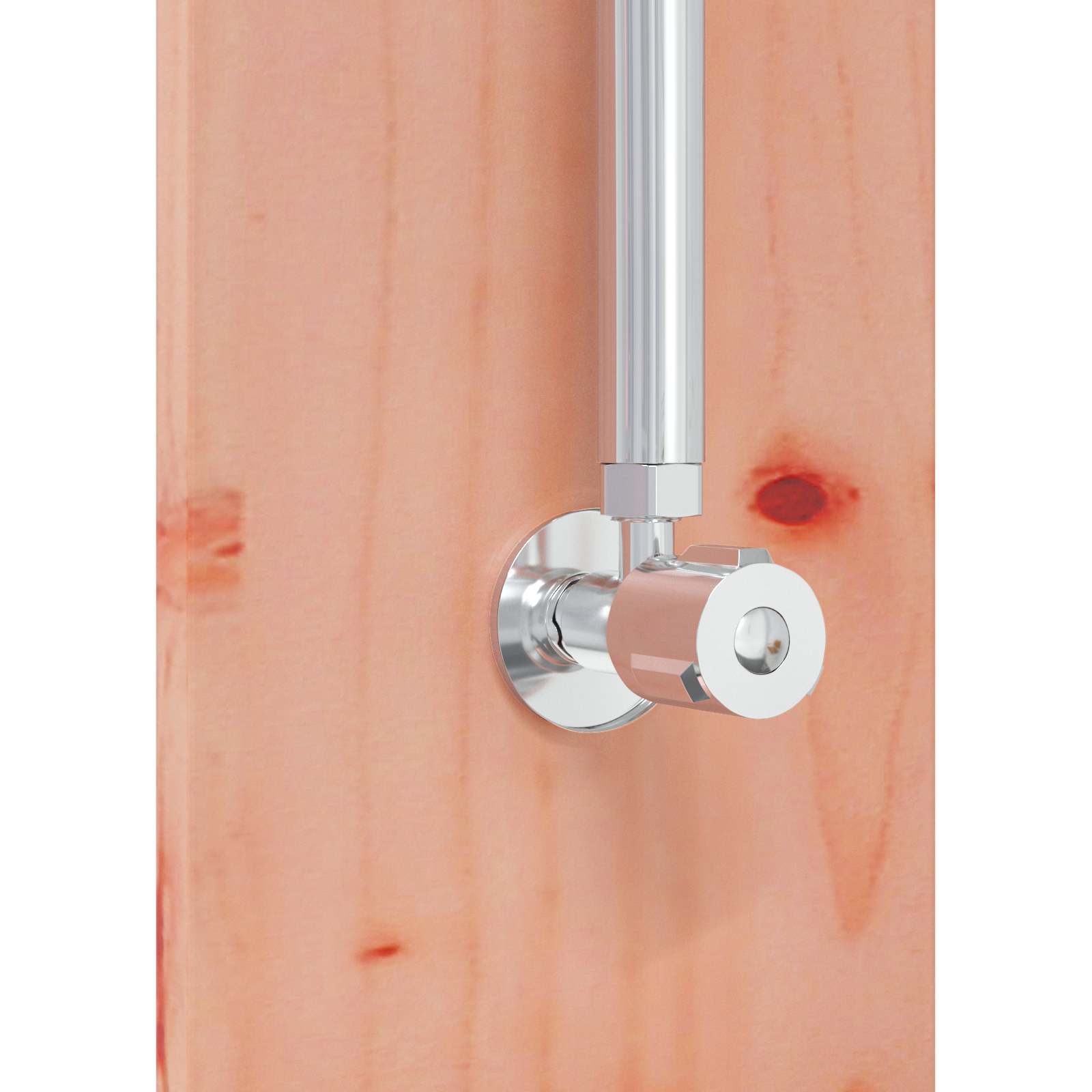 Outdoor-Dusche 246 cm Massives Douglasholz und Edelstahl Natur