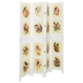 Romdivider-Panel Weiß 141,5 x 165 cm MDF
