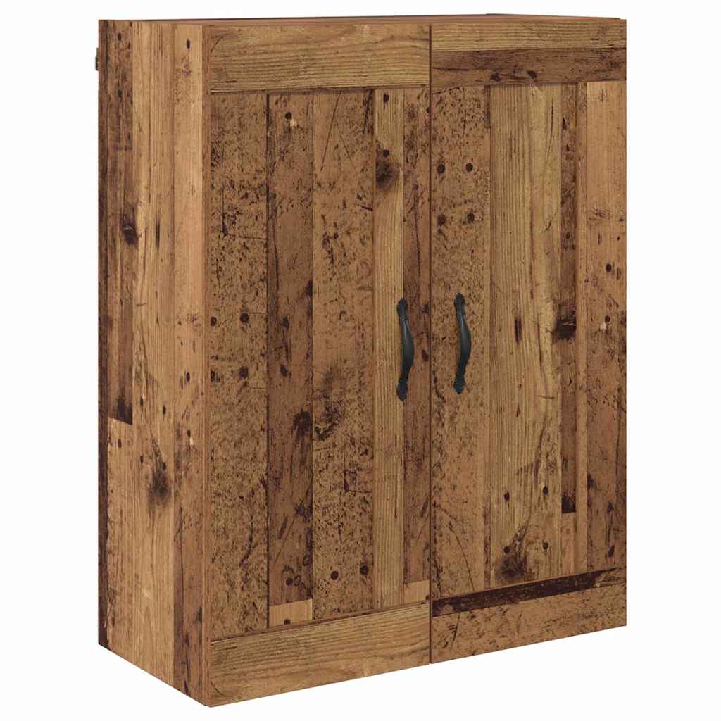 Highboard Altholz 69,5 x 34 x 180 cm Holzwerkstoff