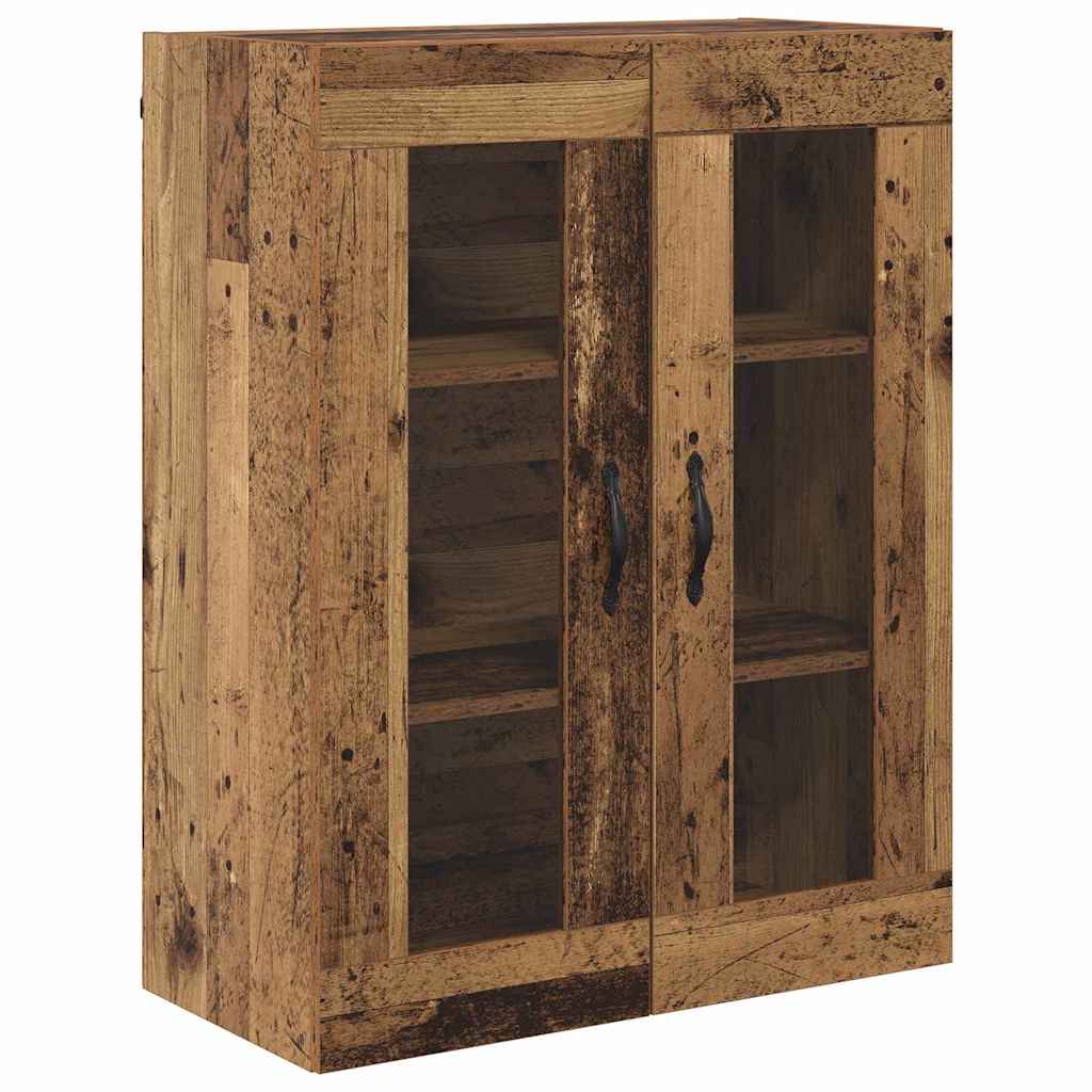 Highboard Altholz 69,5 x 34 x 180 cm Holzwerkstoff