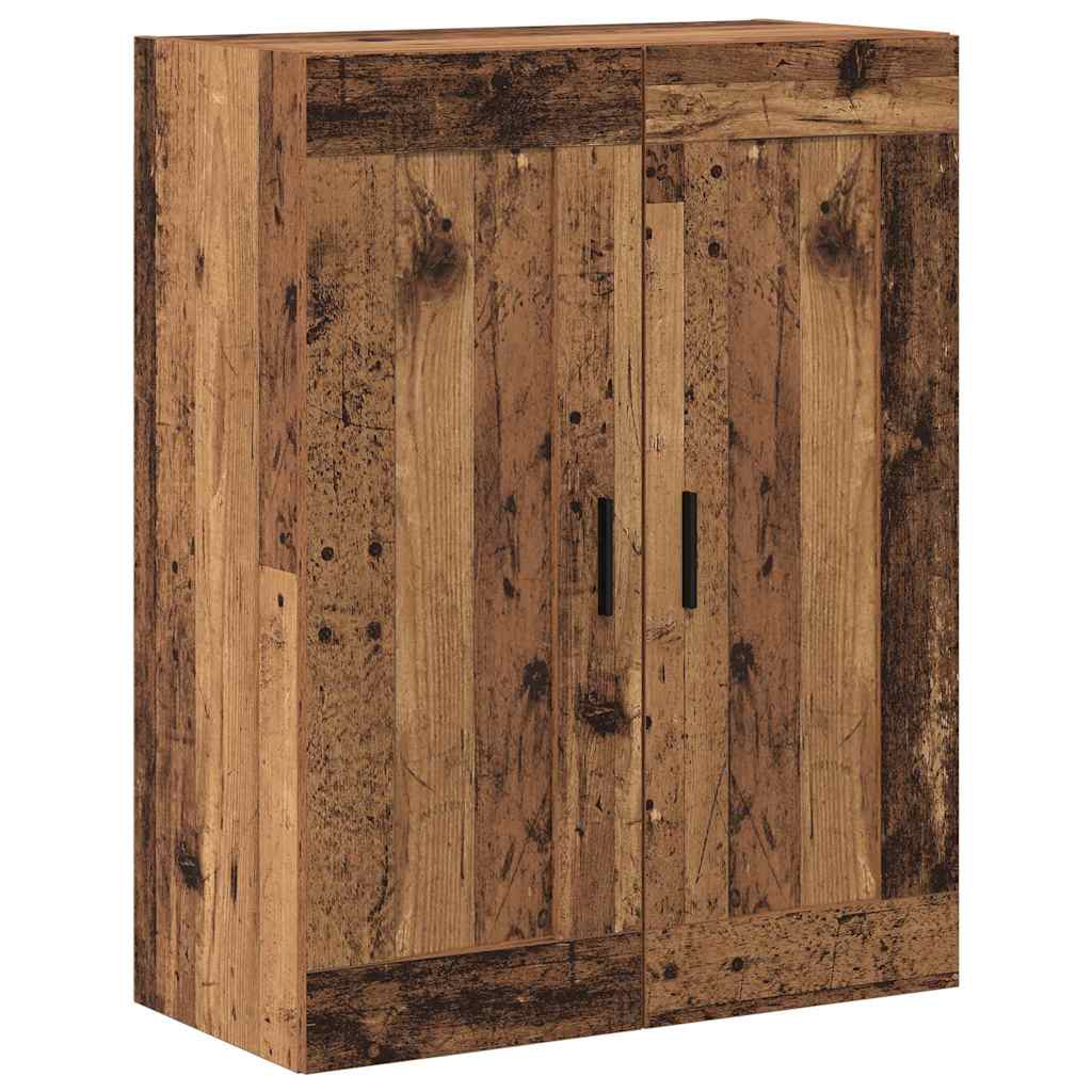 Highboard 2 pcs Altholz Holzwerkstoff