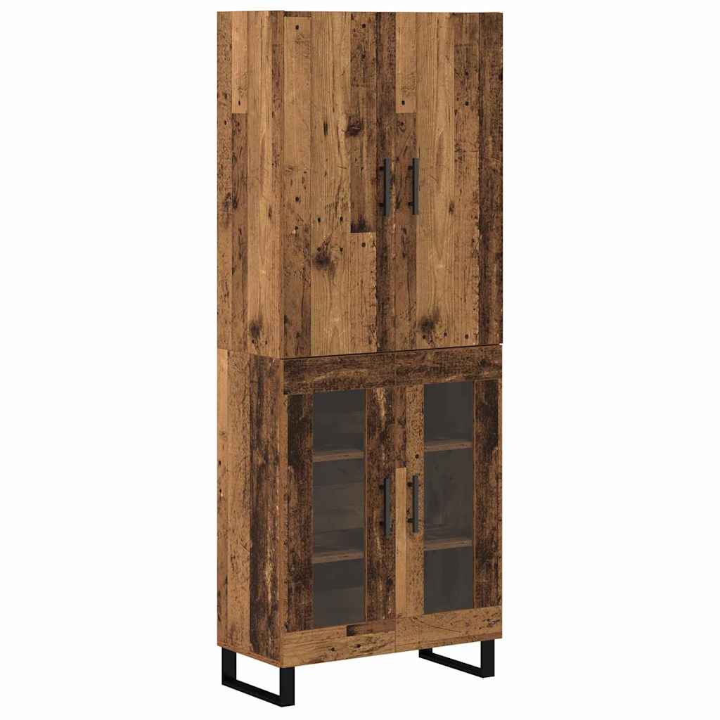 Highboard 2 pcs Altholz 69,5 x 34 x 180 cm