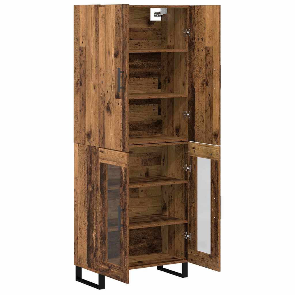 Highboard 2 pcs Altholz 69,5 x 34 x 180 cm