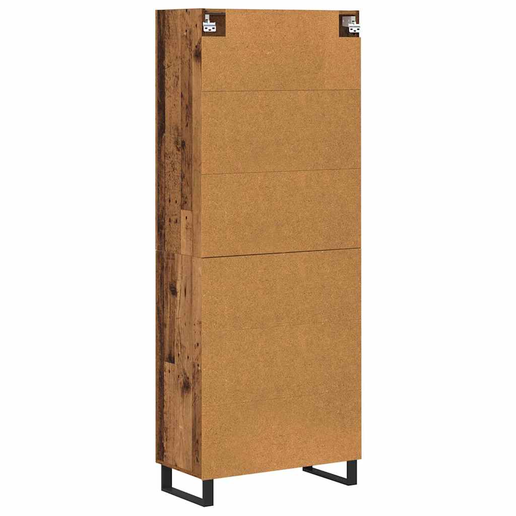 Highboard 2 pcs Altholz 69,5 x 34 x 180 cm