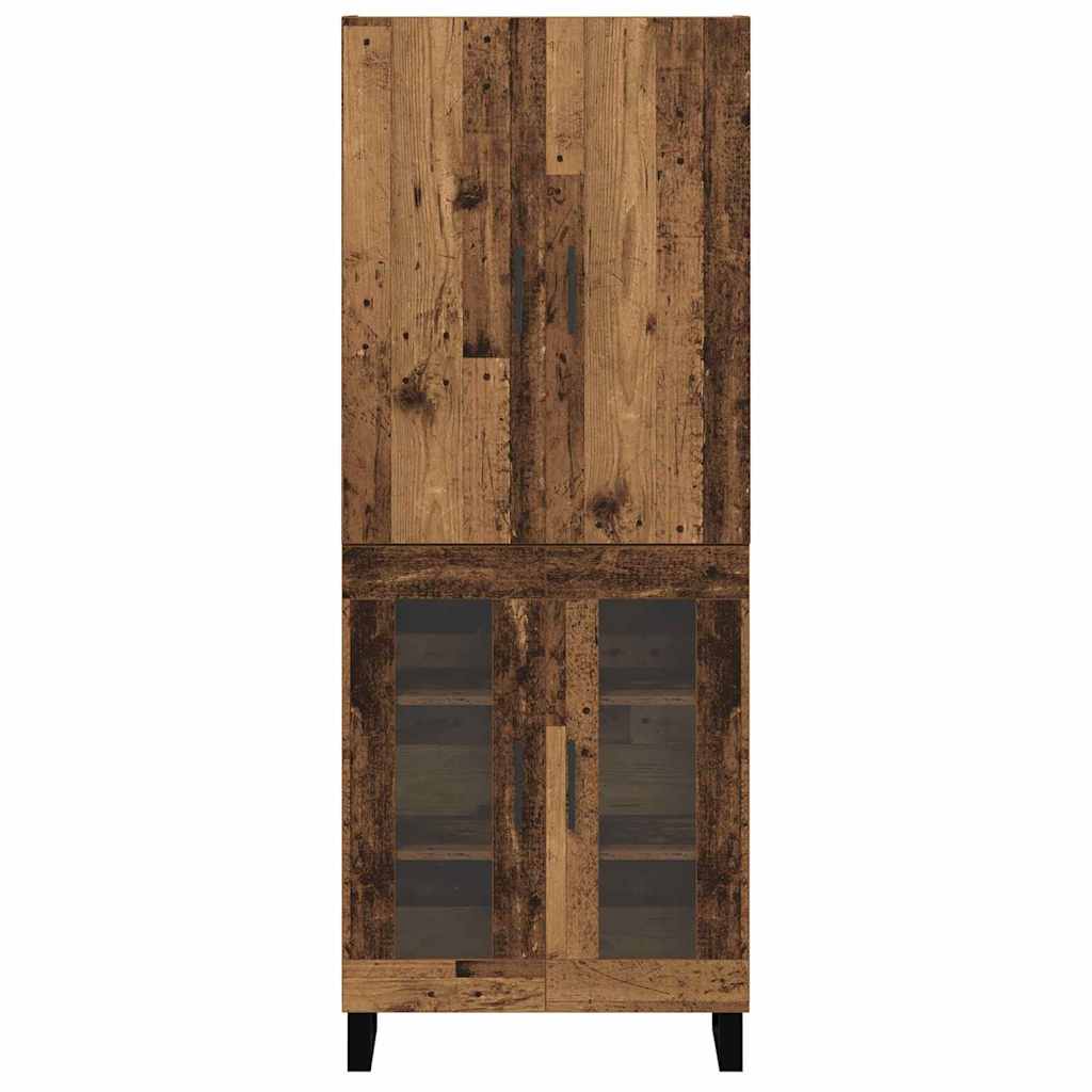 Highboard 2 pcs Altholz 69,5 x 34 x 180 cm