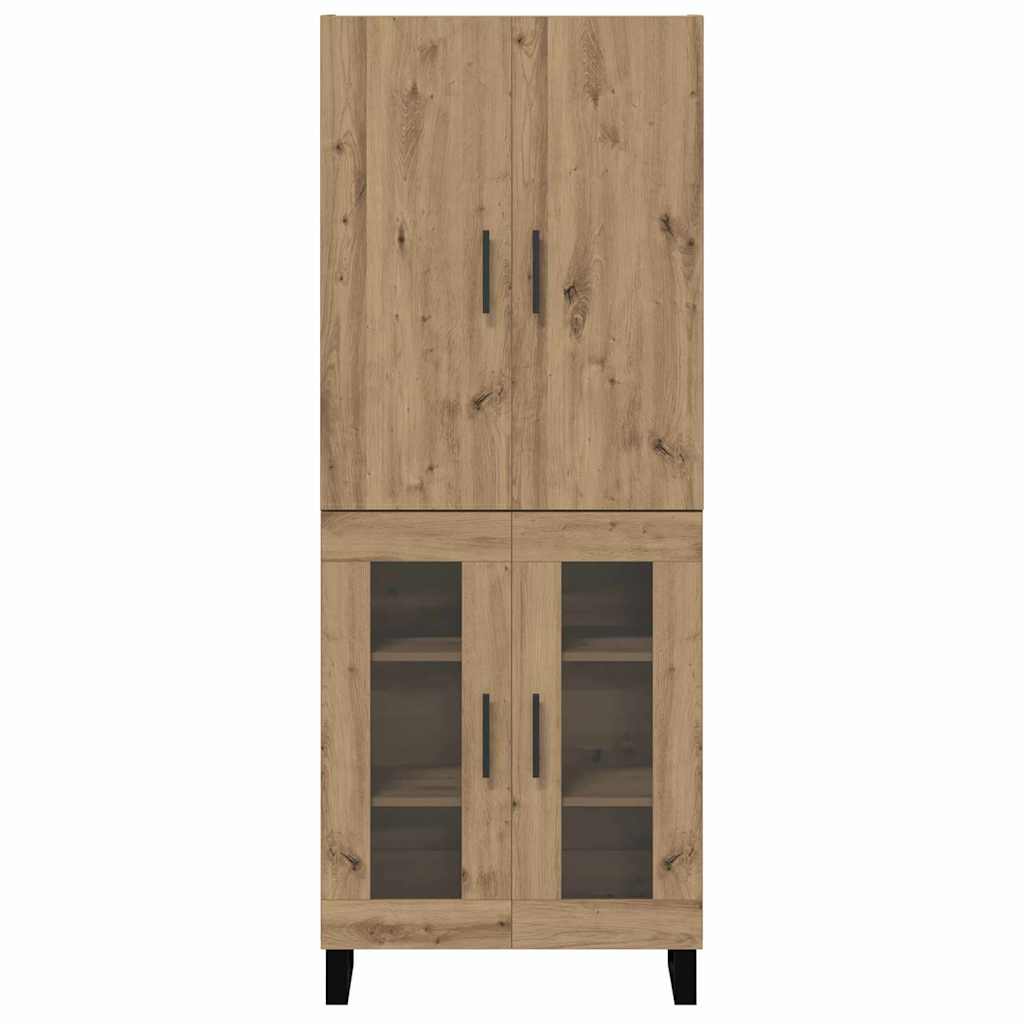 Highboard 2 pcs Artisan-Eiche 69,5 x 34 x 180 cm