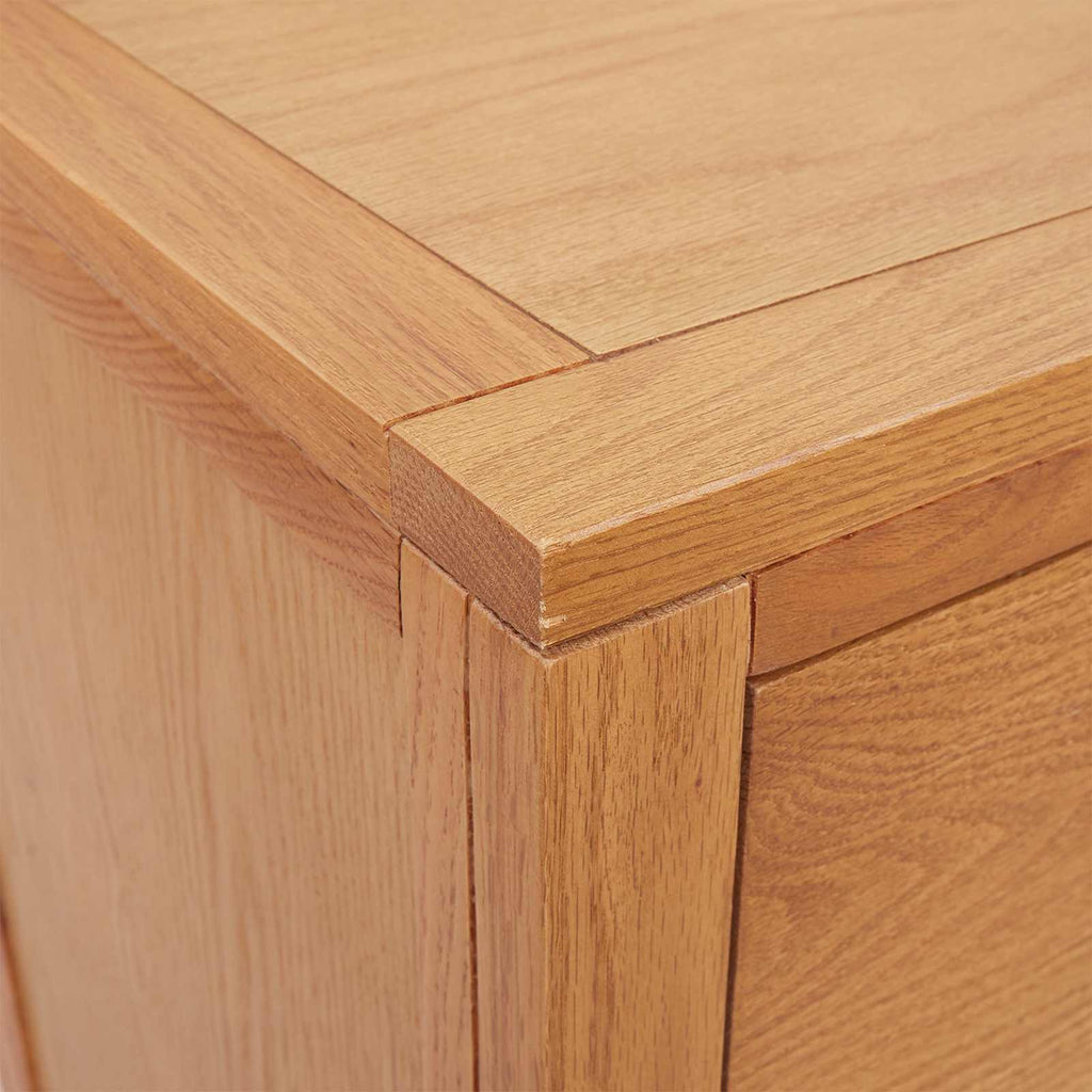 Schrank mit Schubladen mit Speicher Braun Holzwerkstoff