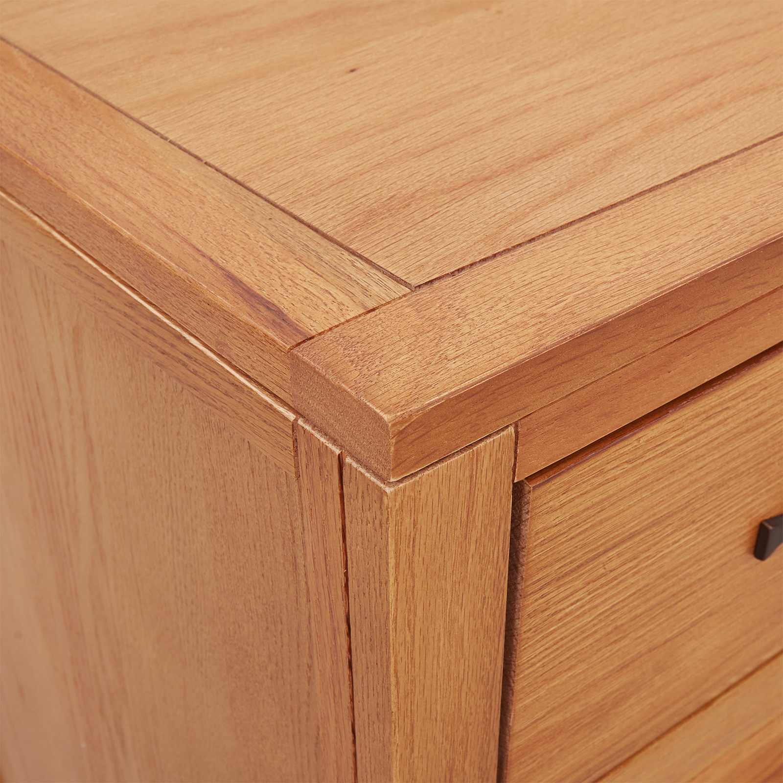Schrank mit Schubladen mit Speicher Braun Holzwerkstoff
