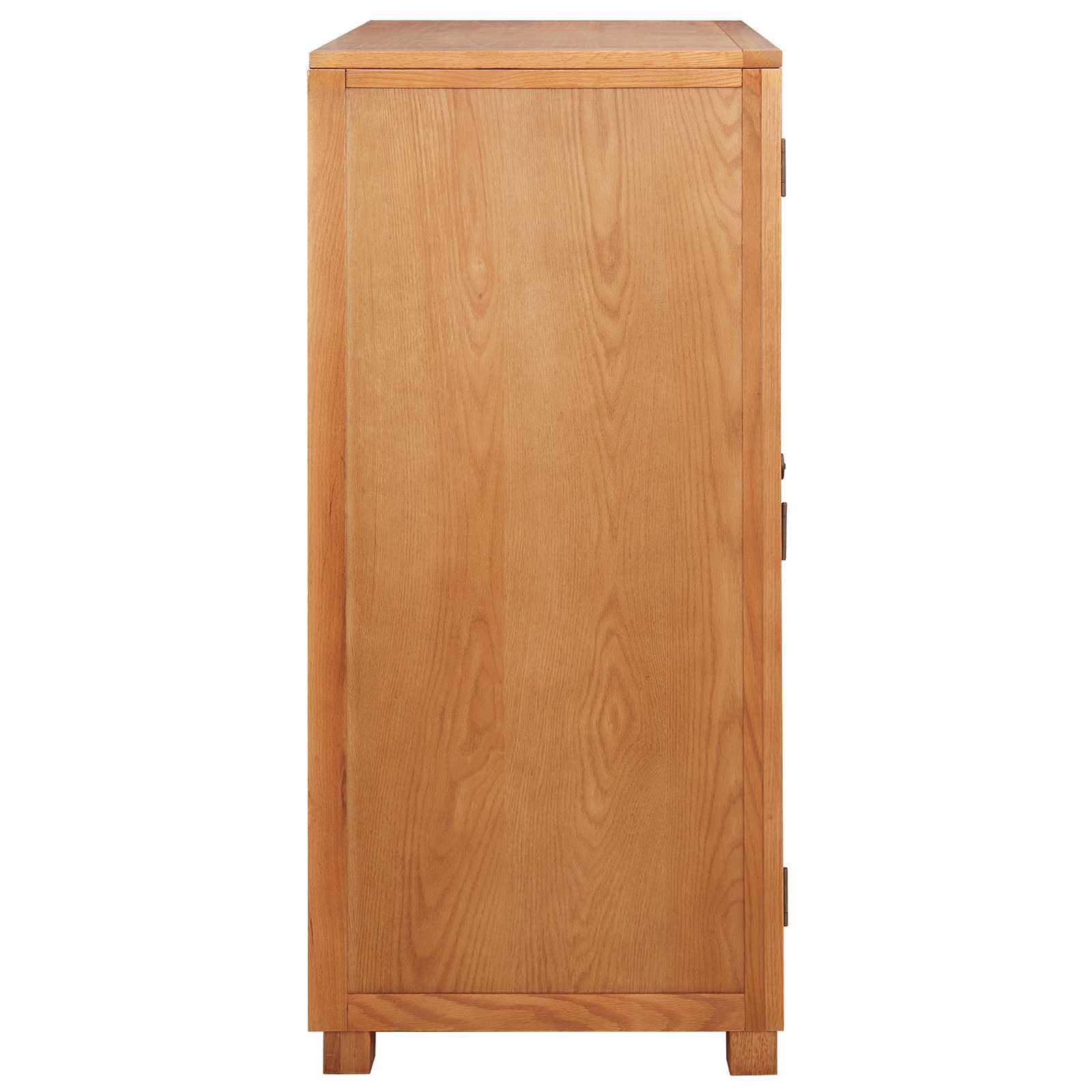 Kleiderschrank mit Speicher mit Tür Braun Holzwerkstoff