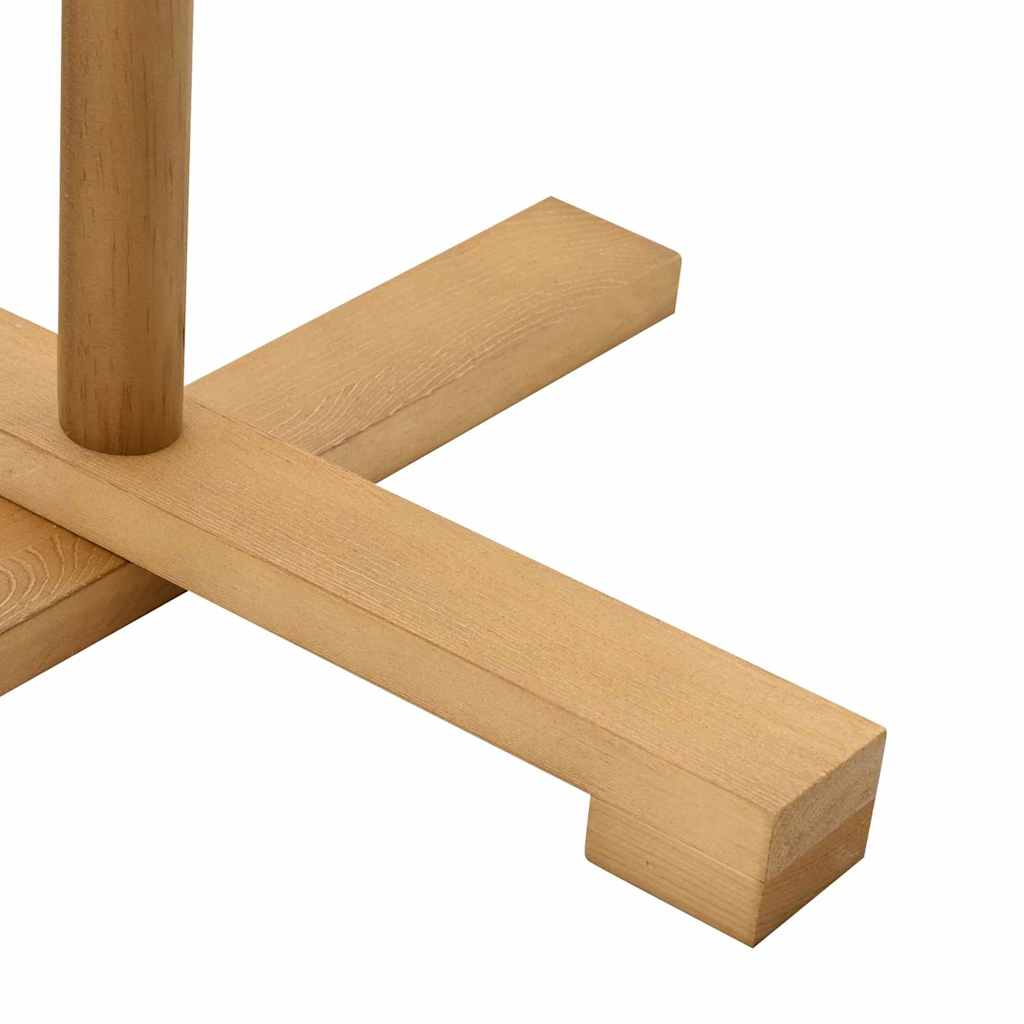 Holz Weihnachtsbaum mit Ständer Braun 75 cm Bambus