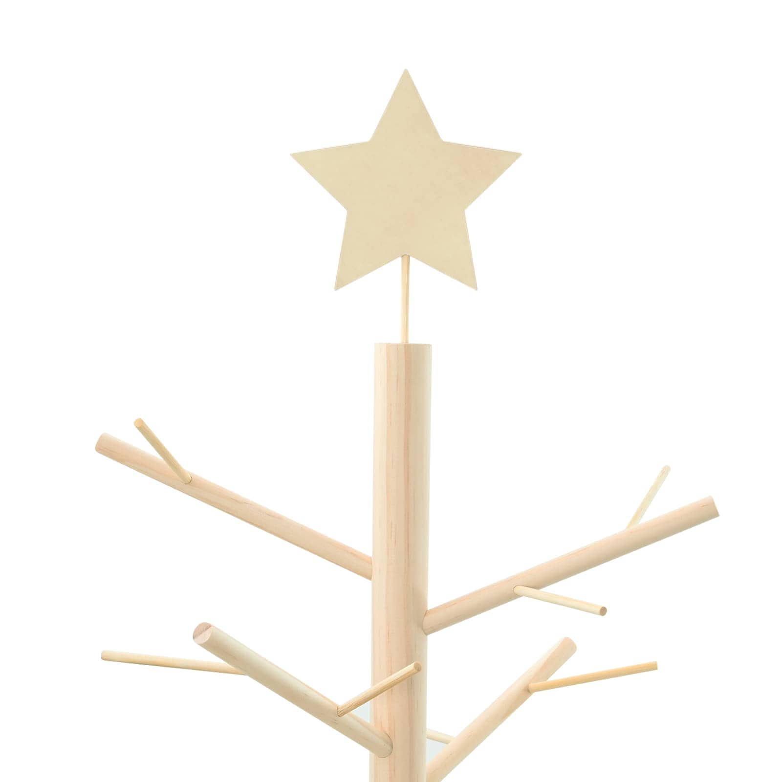 Holz Weihnachtsbaum Natur 150 cm Massives Kiefernholz