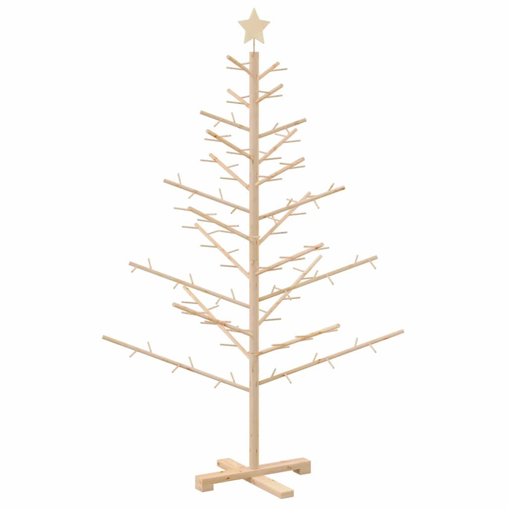 Holz Weihnachtsbaum Natur 150 cm Massives Kiefernholz