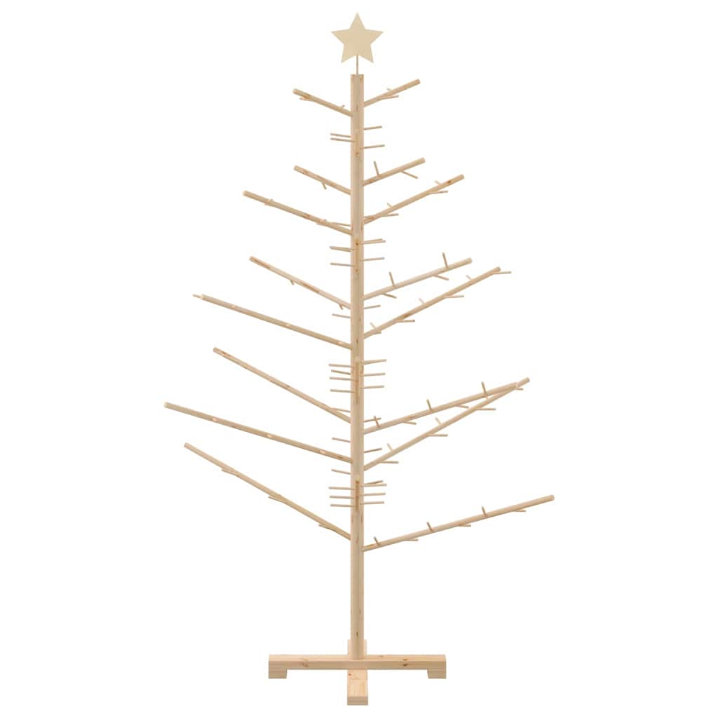 Holz Weihnachtsbaum Natur 150 cm Massives Kiefernholz