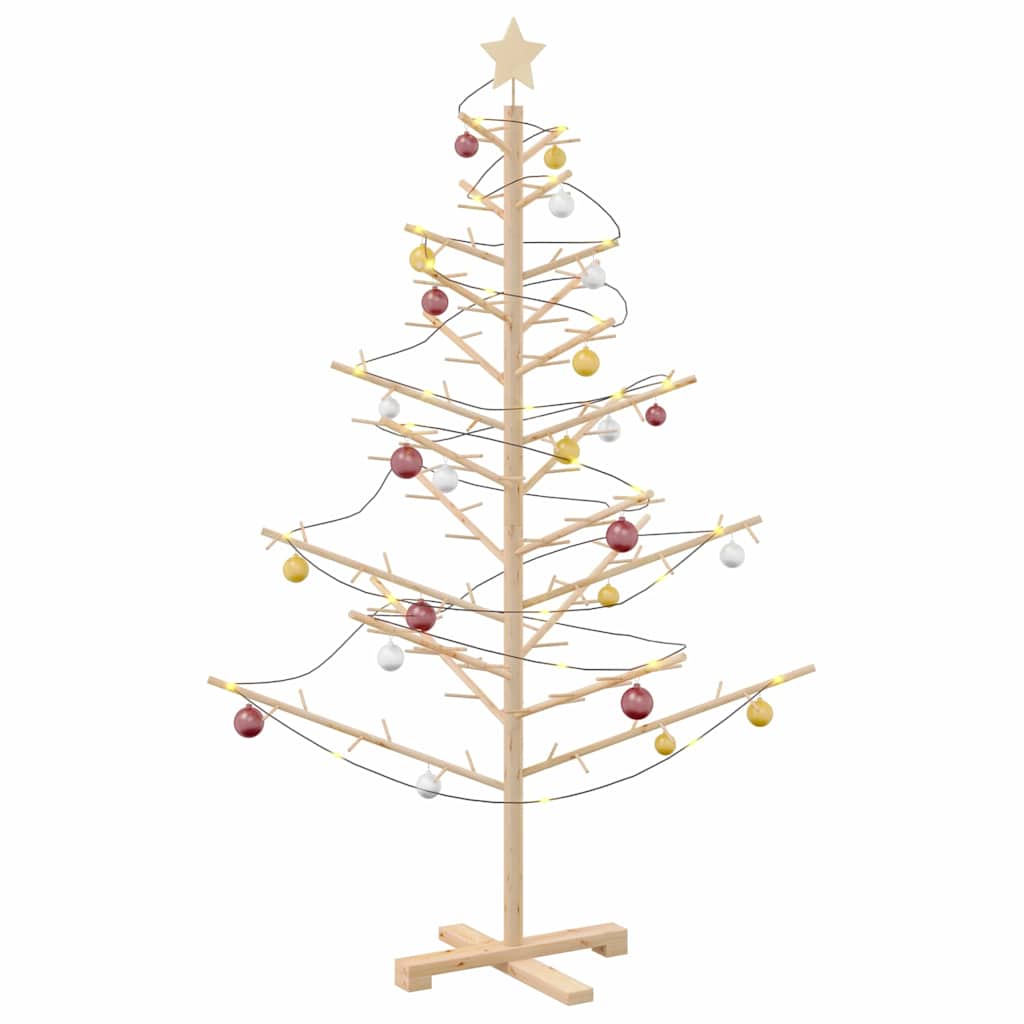 Holz Weihnachtsbaum Natur 150 cm Massives Kiefernholz