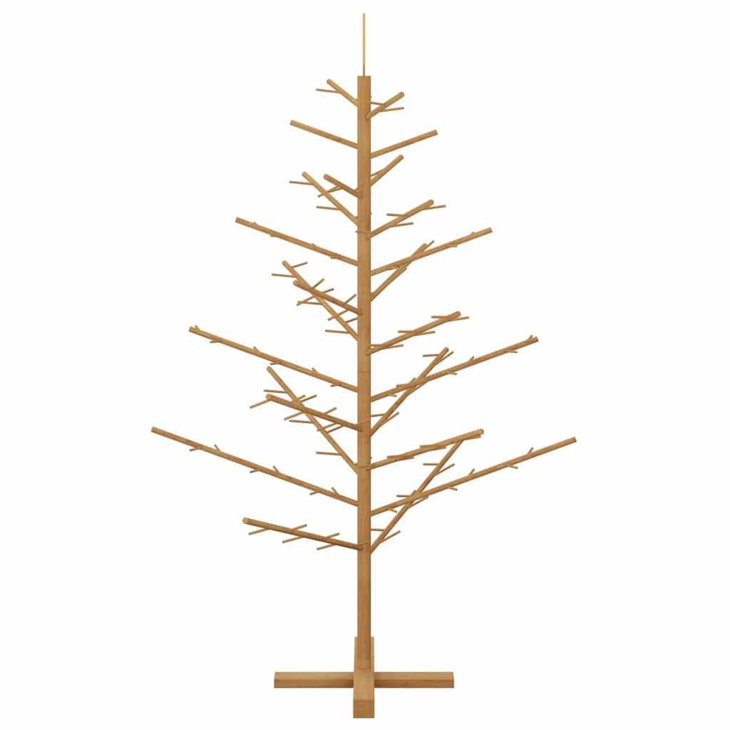Holz Weihnachtsbaum Braun 150 cm Massives Kiefernholz