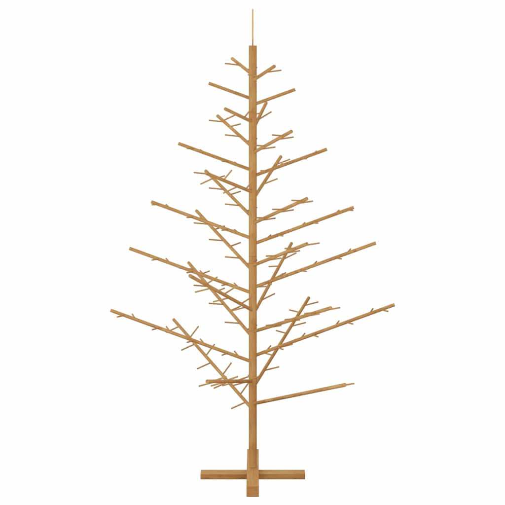 Holz Weihnachtsbaum Braun 180 cm Massives Kiefernholz