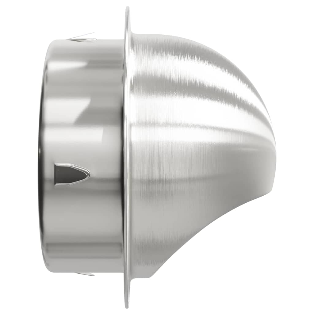 Lüftungsgitter 8 pcs Silber 150 mm Edelstahl